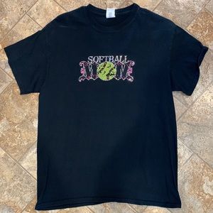 Softball mom t-shirt